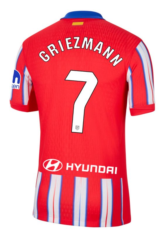 24-25 Atletico Madrid Home GRIEZMANN 7 Jersey (Player Version)