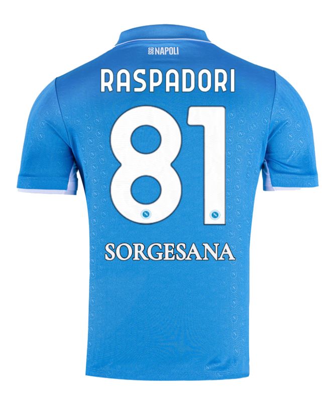 24-25 Napoli Home 81 Raspadori Jersey