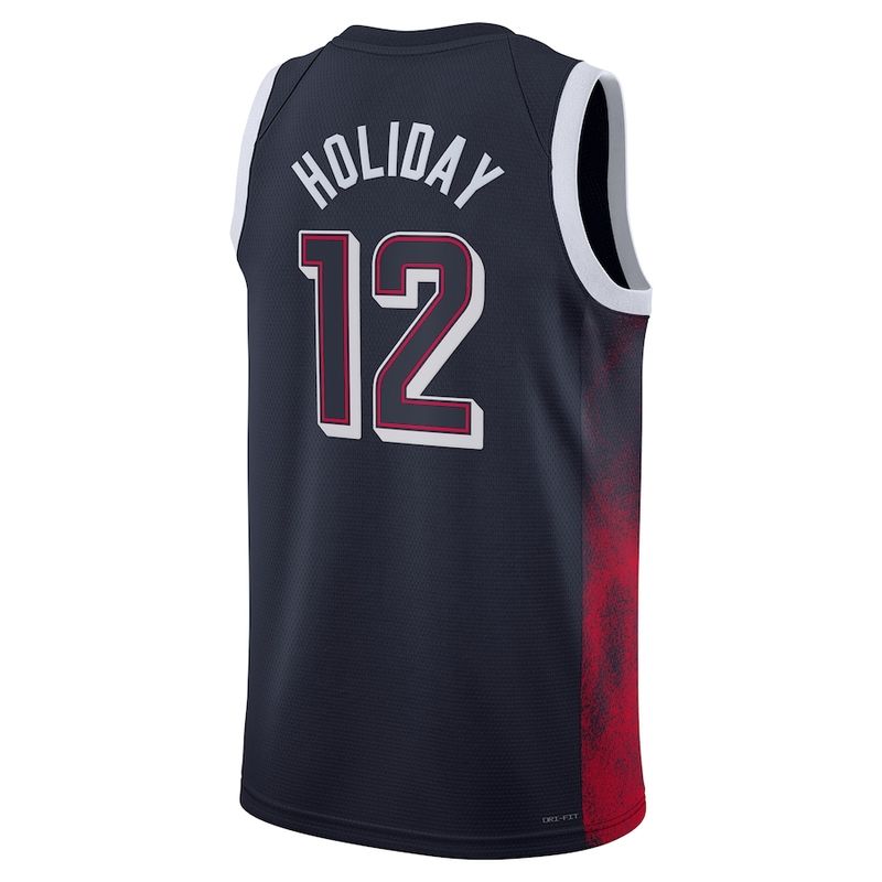 Jrue Holiday #12 Navy Men's USA Basketball 2024 Swingman Player Jersey