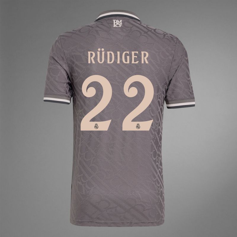 24-25 Real Madrid Third RÜDIGER 22 Jersey