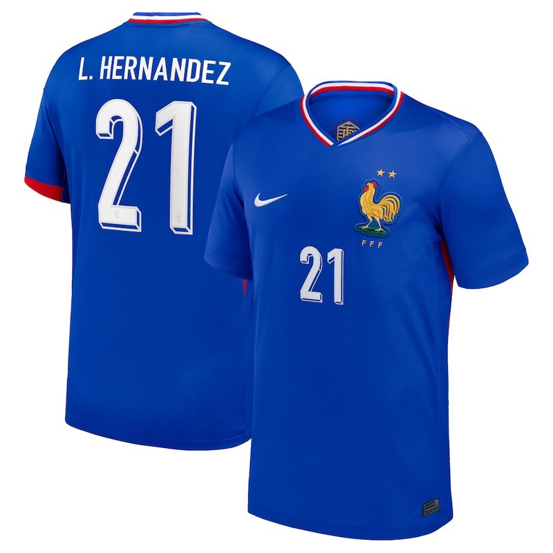 2024 France L. Hernandez 21 Home Jersey