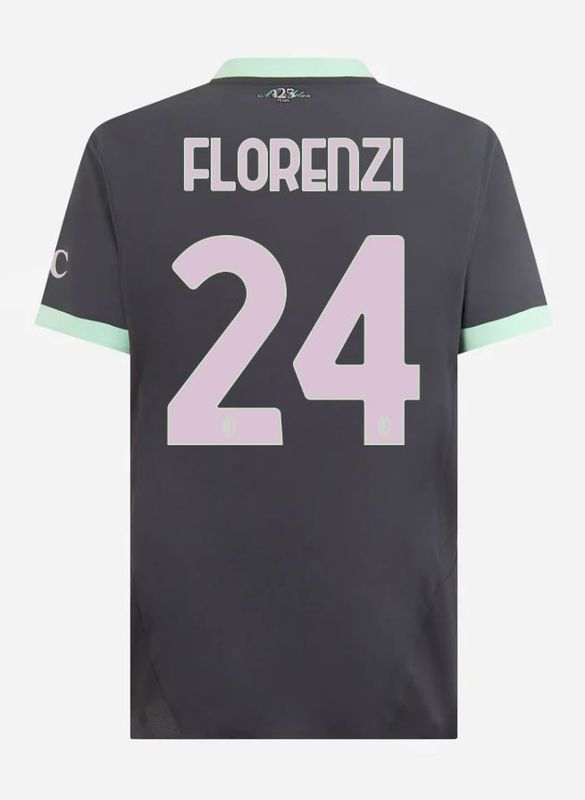 24-25 AC Milan Third Florenzi 24 Serie A Jersey (Player Version)