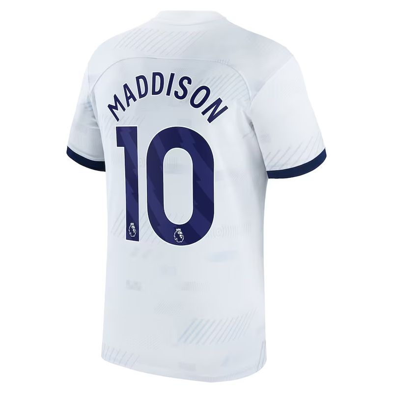 Tottenham Hotspur James Maddison #10  Soccer White Jersey 2023-2024