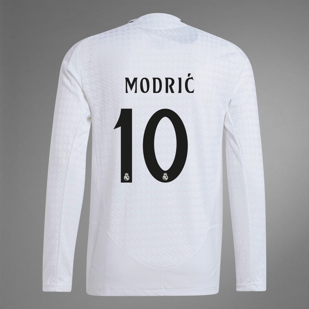 24-25 Real Madrid Home MODRIĆ 10 Long Sleeve Jersey (Player Version) 24-25 Real Madrid Home MODRIĆ 10 Long Sleeve Jersey (Player Version)
