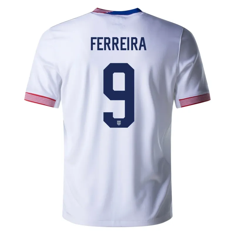 2024 United States FERREIRA 9 Home Jersey