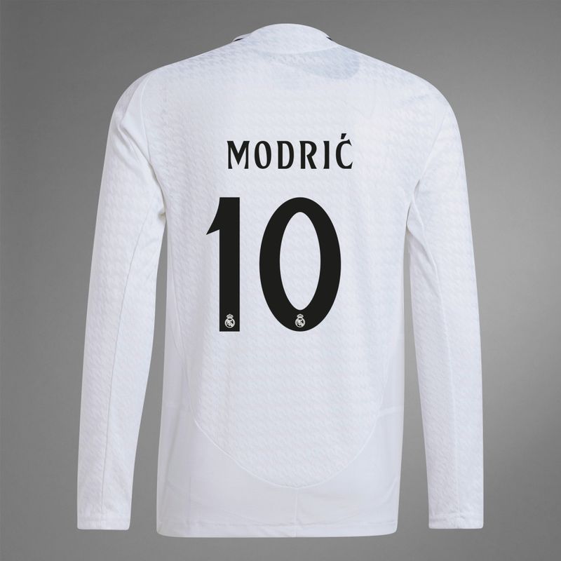 24-25 Real Madrid Home MODRIĆ 10 Long Sleeve Jersey (Player Version)
