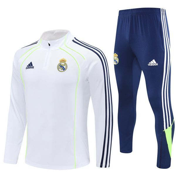 25-26 Real Madrid White Tracksuit Kit