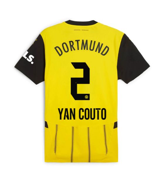 24-25 Borussia Dortmund Home Yan Couto 2 Jersey