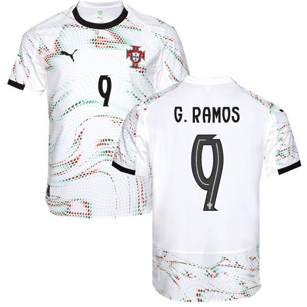 2025 Portugal Away G. Ramos 9 Jersey (Player Version) 2025 Portugal Away G. Ramos 9 Jersey (Player Version)