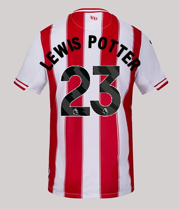 25-26 Brentford Home LEWIS POTTER 23 Jersey 25-26 Brentford Home LEWIS POTTER 23 Jersey