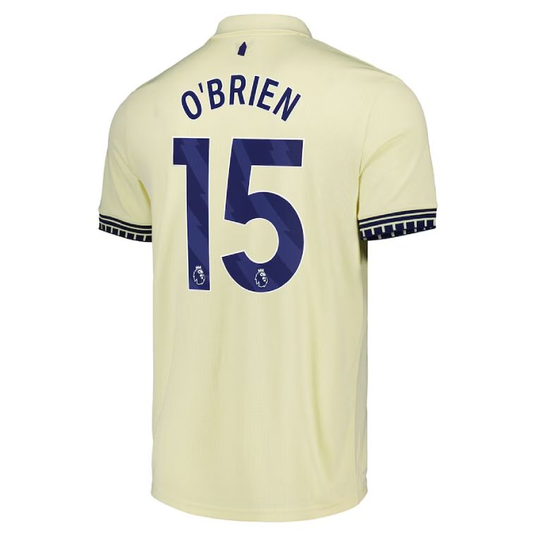 25-26 Everton Away O'BRIEN 15 Jersey 25-26 Everton Away O'BRIEN 15 Jersey