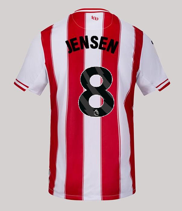 25-26 Brentford Home JENSEN 8 Jersey