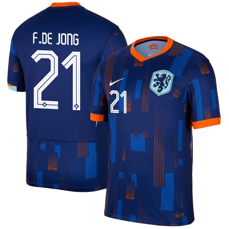 2024 Netherlands f. de Jong 21 Away Jersey 2024 Netherlands f. de Jong 21 Away Jersey