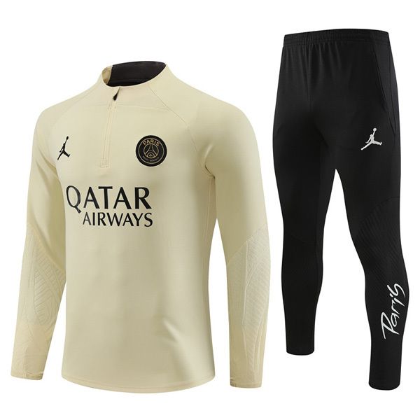 23-24 PSG Yellow Zipper Tracksuit 23-24 PSG Yellow Zipper Tracksuit