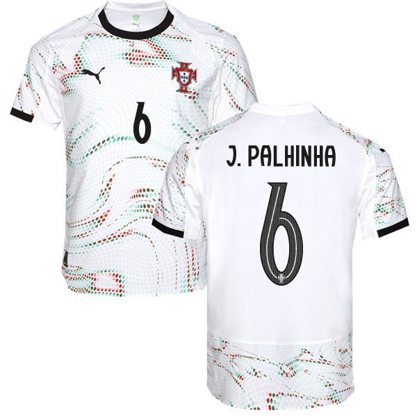 2025 Portugal Away J. Palhinha 6 Jersey (Player Version)