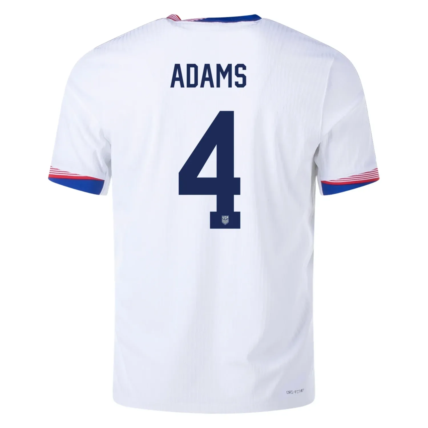 2024 United States ADAMS 4 Home Jersey (Player Version) 2024 United States ADAMS 4 Home Jersey (Player Version)