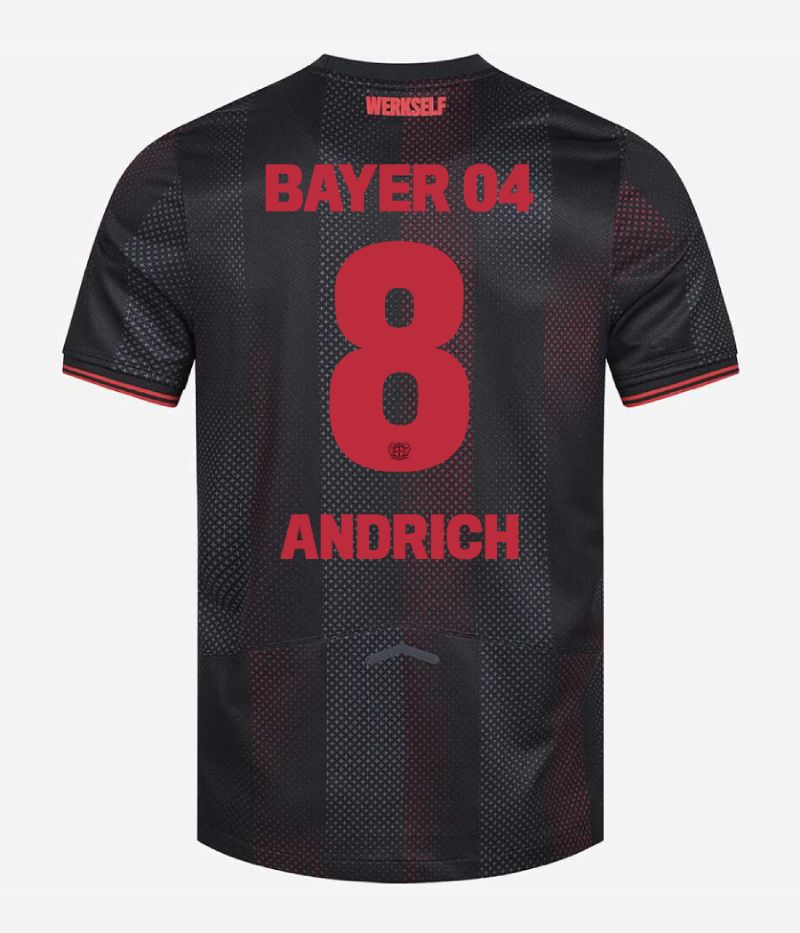 Bayer Leverkusen 04 Home ANDRICH 8 Jersey 2025/26