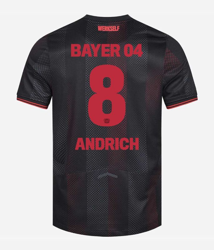 Bayer Leverkusen 04 Home ANDRICH 8 Jersey 2025/26