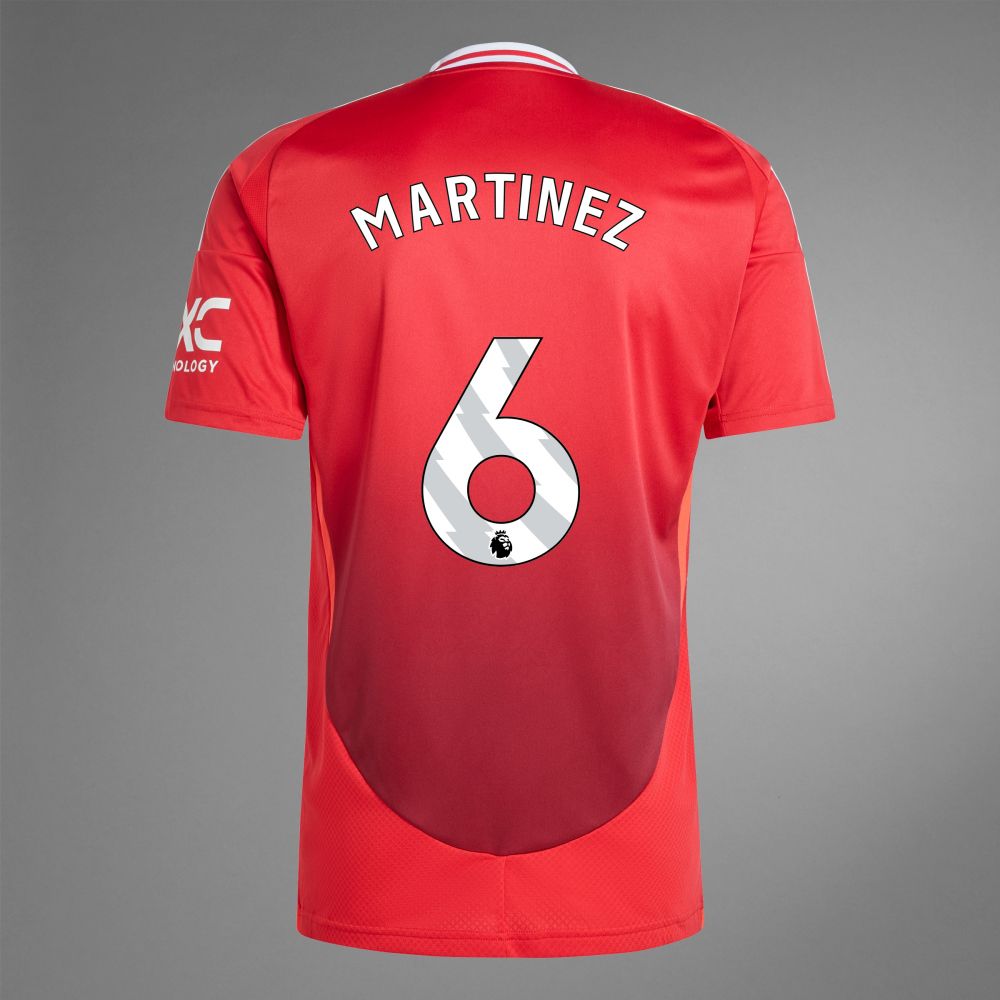 24-25 Manchester United MARTINEZ 6 Home Jersey