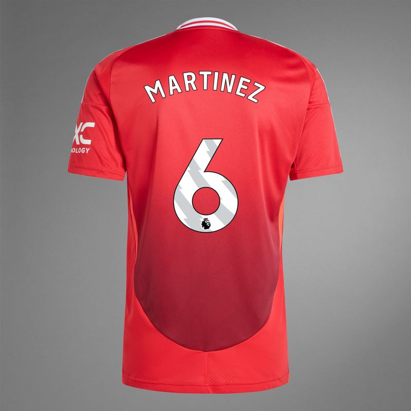 24-25 Manchester United MARTINEZ 6 Home Jersey