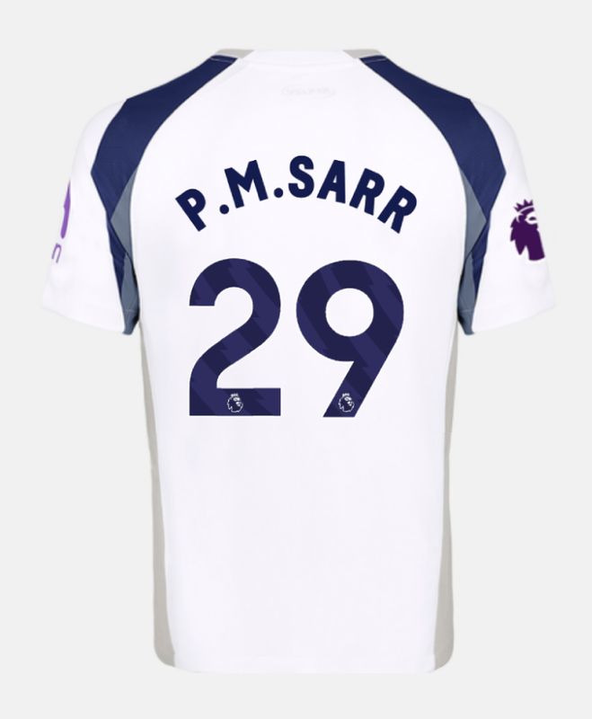 25-26 Tottenham Hotspur Home P.M.SARR 29 Jersey