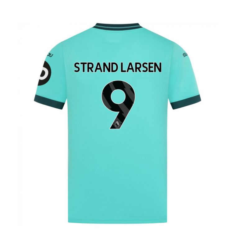 25-26 Wolves Away STRAND LARSEN 9 Jersey