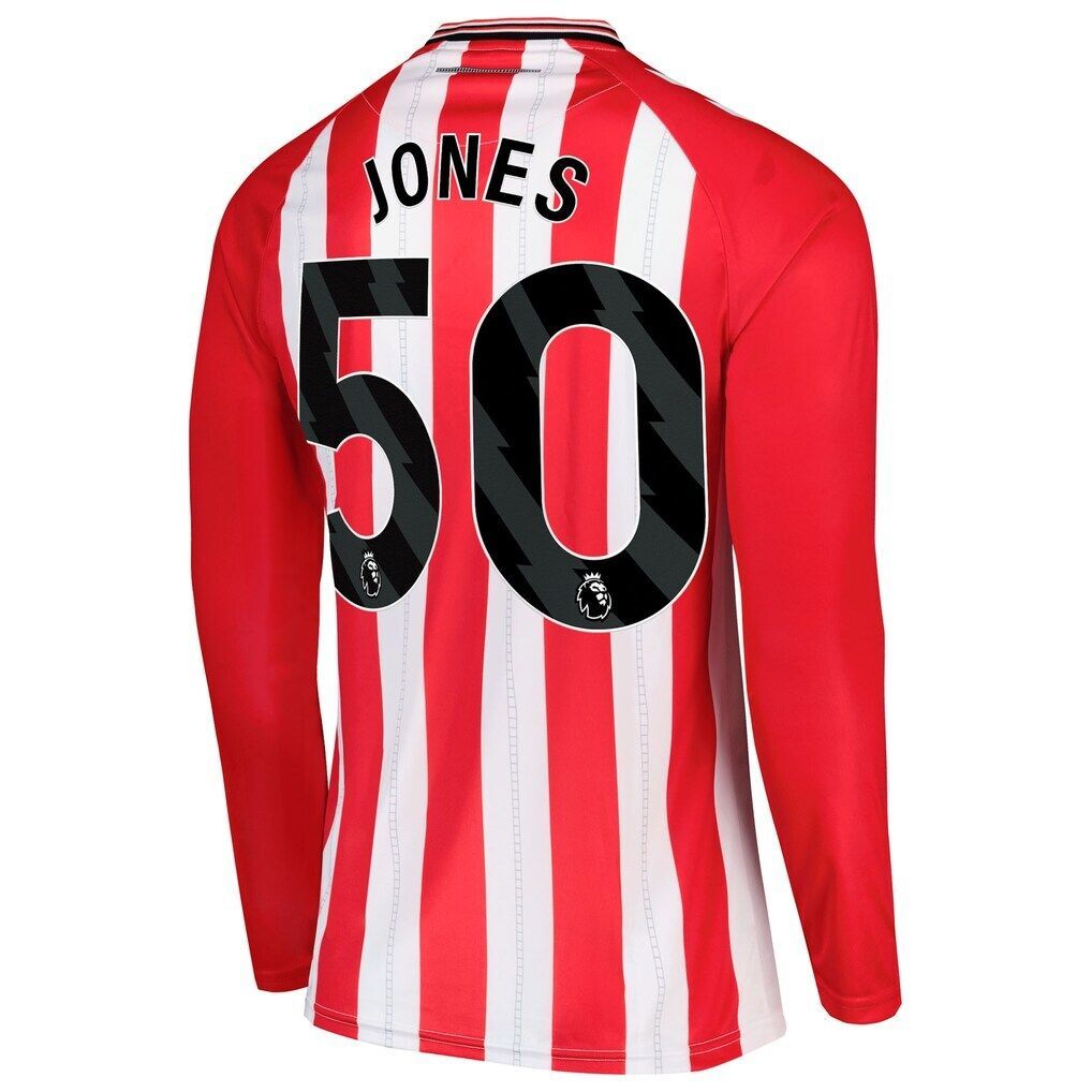 25-26 Sunderland Home JONES 50 Long Sleeve Jersey