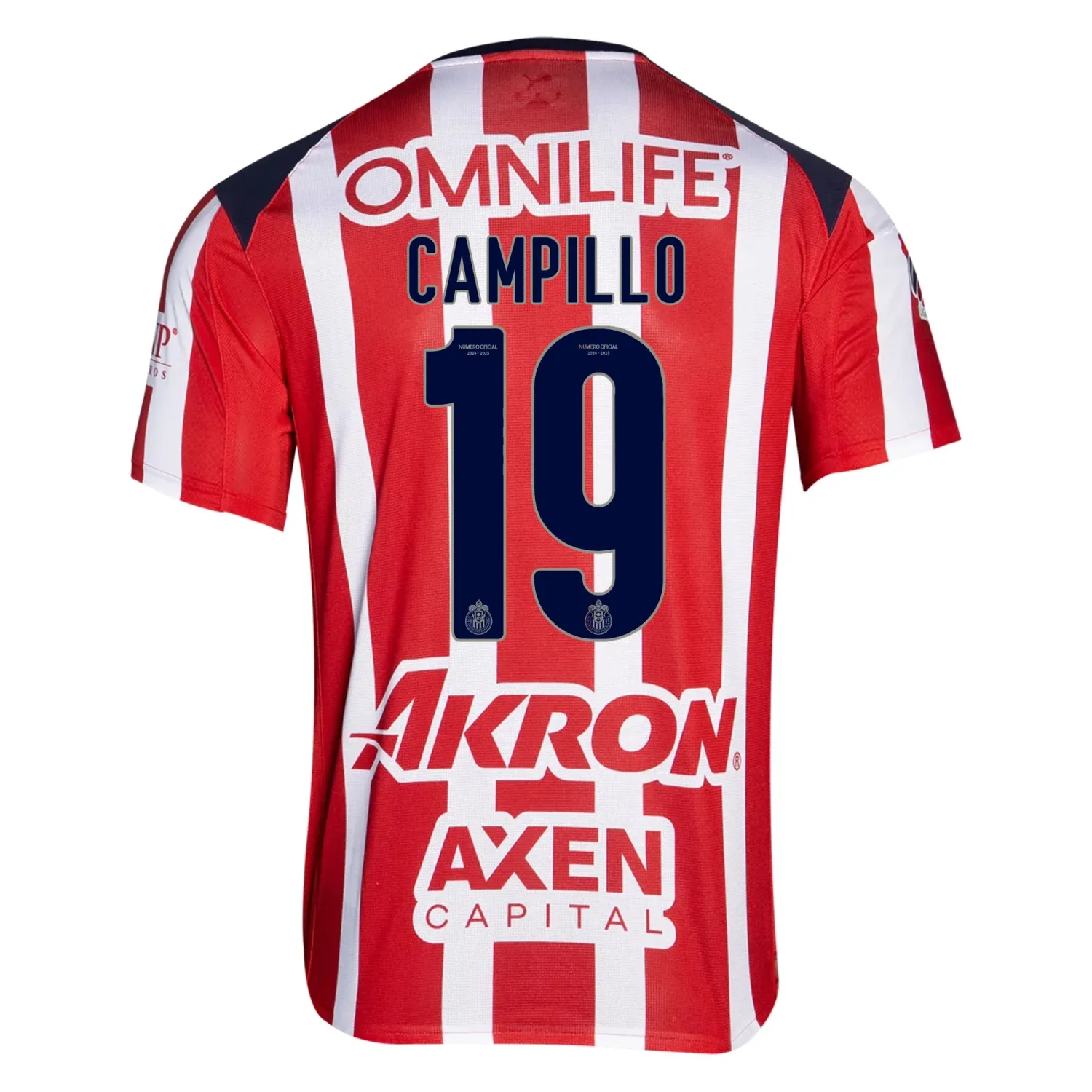 Chivas Diego Campillo 19 Home Jersey 2025/26 Chivas Diego Campillo 19 Home Jersey 2025/26