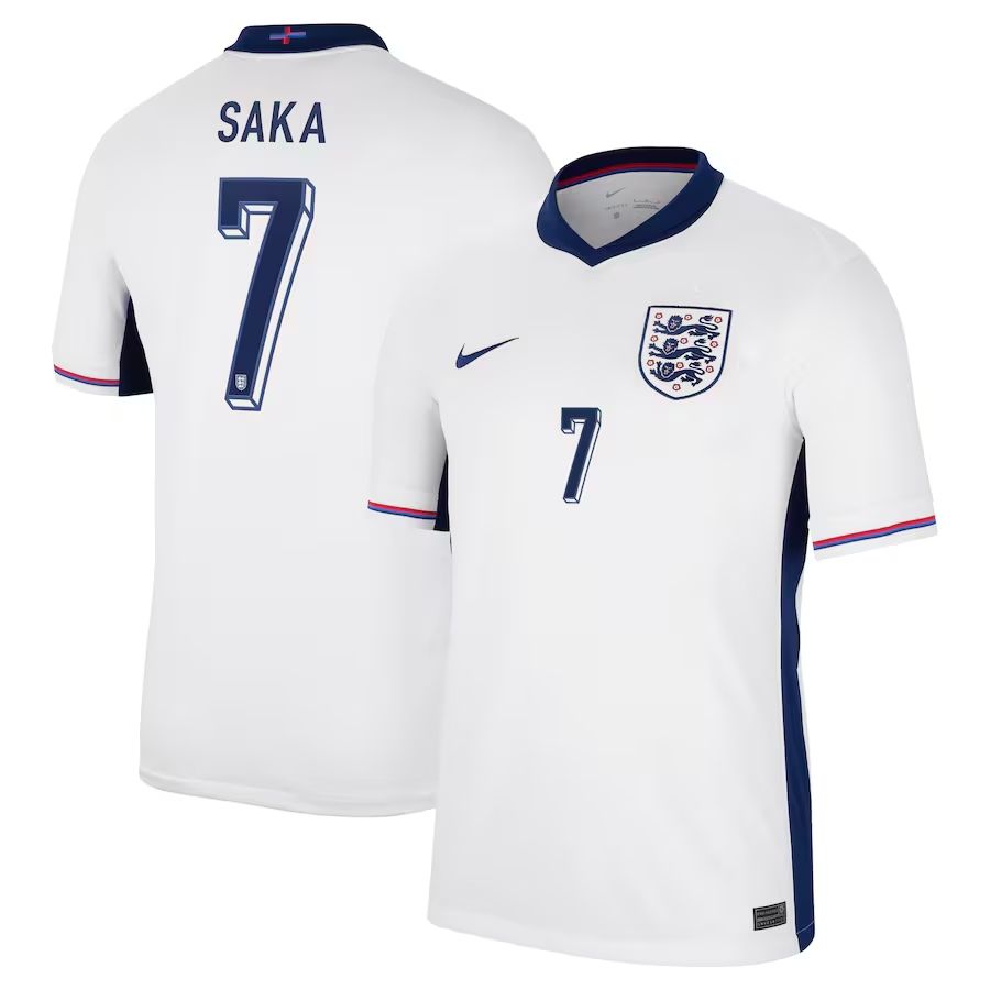 2024 England Saka 7 Home Jersey