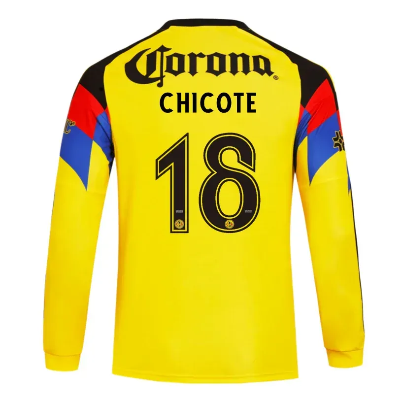25-26 Club American Home Long Sleeve CHICOTE 18 Jersey 25-26 Club American Home Long Sleeve CHICOTE 18 Jersey