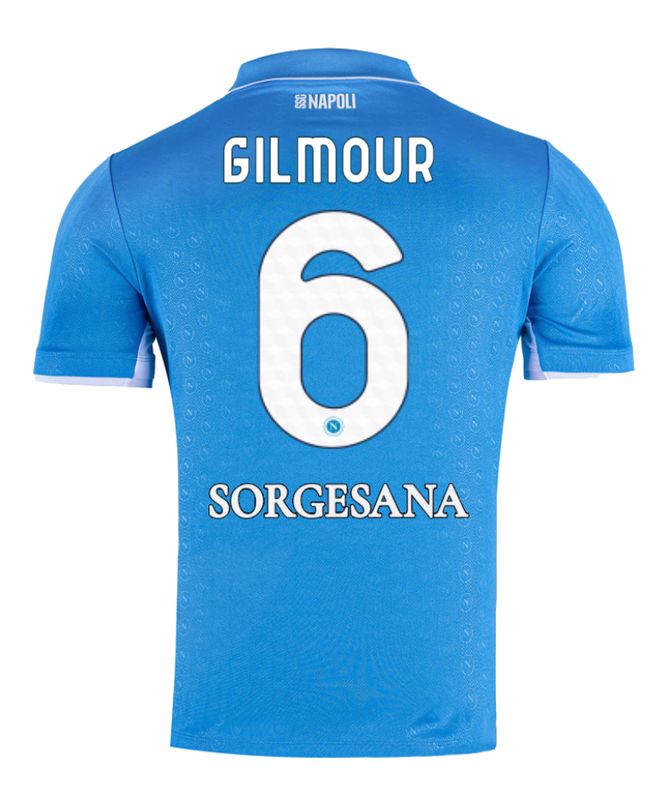 24-25 Napoli Home 6 Gilmour Jersey