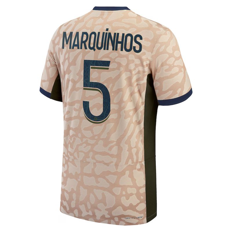 23-24 PSG Jordan Marquinhos 5 Fourth Jersey (Player Version)