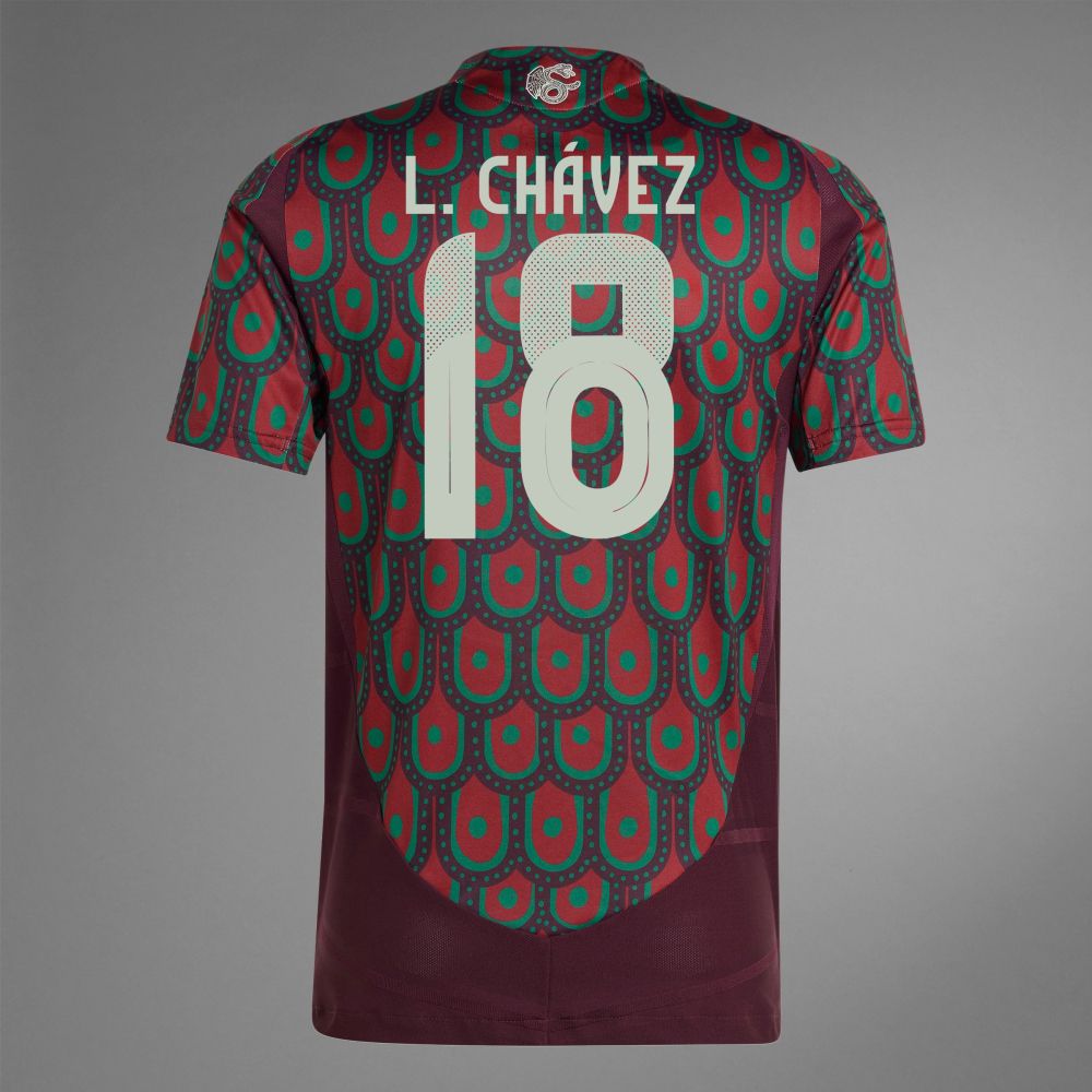 2024 Mexico L. CHÁVEZ 18 Home Jersey (Player Version)