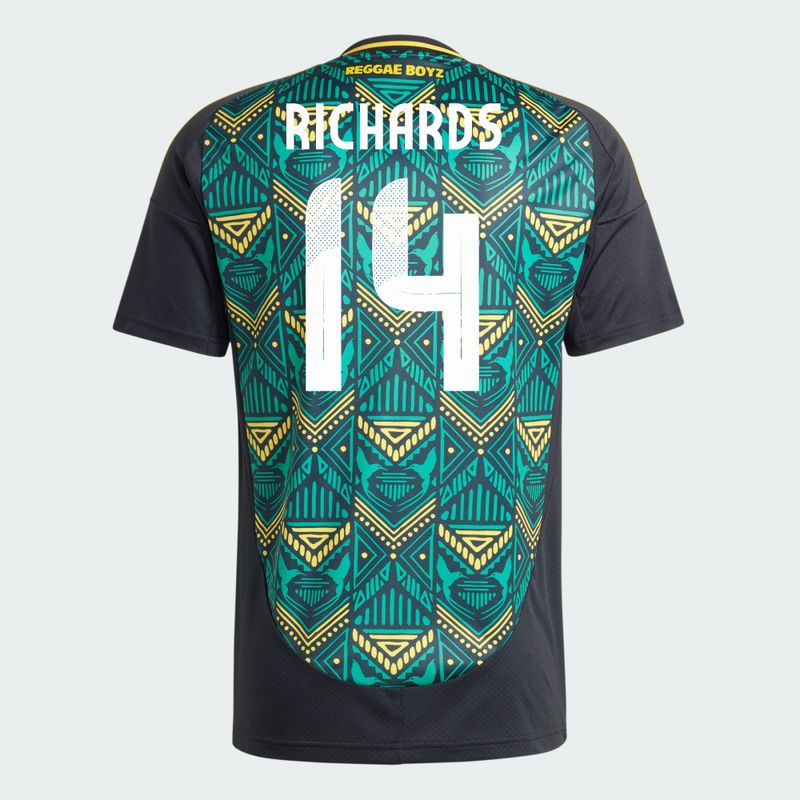 Jamaica Home Dujuan Richards #14 Soccer Jersey 2024