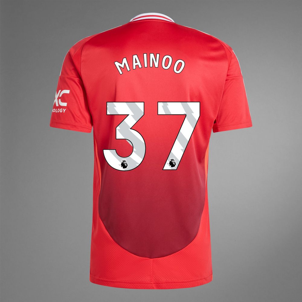 24-25 Manchester United MAINOO 37 Home Jersey