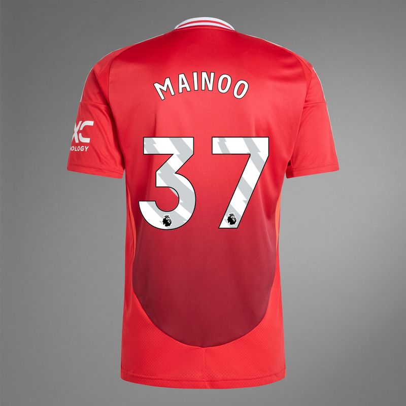 24-25 Manchester United MAINOO 37 Home Jersey