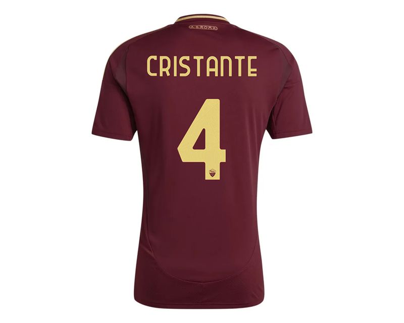 24-25 AS Roma Home CRISTANTE 4 Jersey