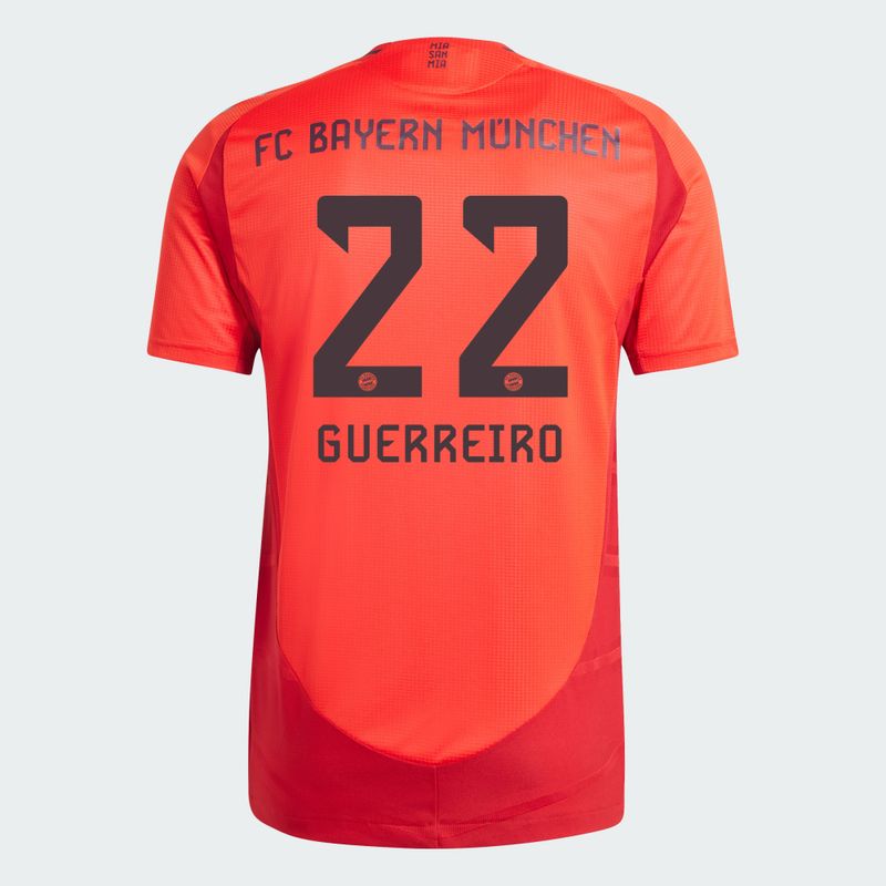 24-25 Bayern Munich GUERREIRO 22 Home Jersey (Player Version)