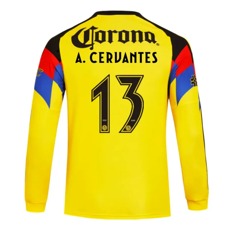 25-26 Club American Home Long Sleeve A. CERVANTES 13 Jersey