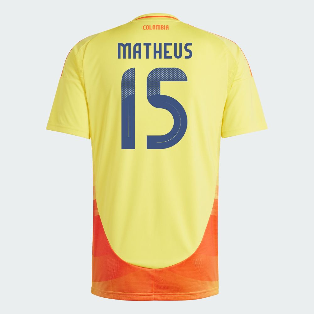 2024 Colombia MATHEUS 15 Home Jersey