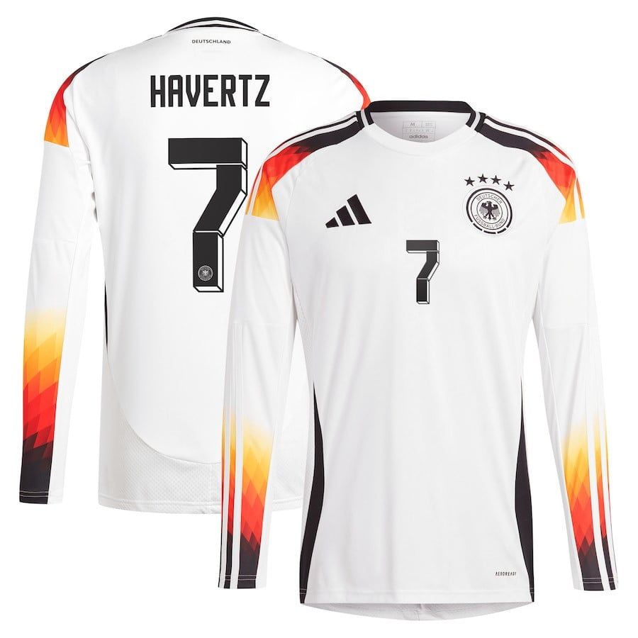 2024 Germany HAVERTZ 7 Home Long Sleeve Jersey 2024 Germany HAVERTZ 7 Home Long Sleeve Jersey