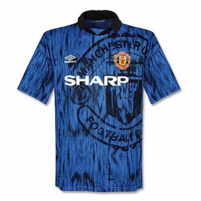 Manchester United Away Retro Jersey Shirt 1992-1993 Manchester United Away Retro Jersey Shirt 1992-1993