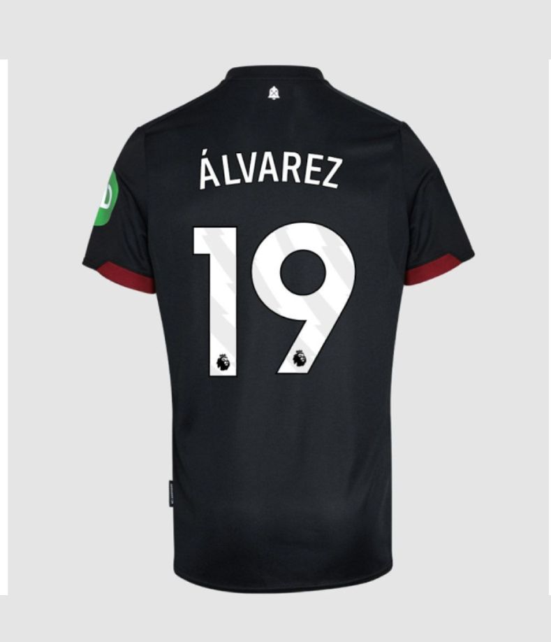 24-25 West Ham United Away ÁLVAREZ 19 Jersey