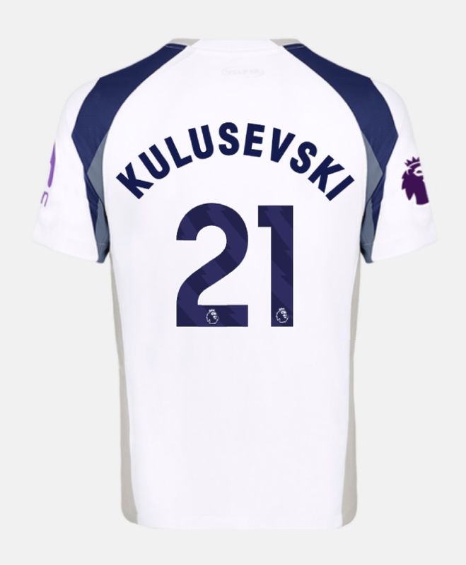 25-26 Tottenham Hotspur Home KULUSEVSKI 21 Jersey