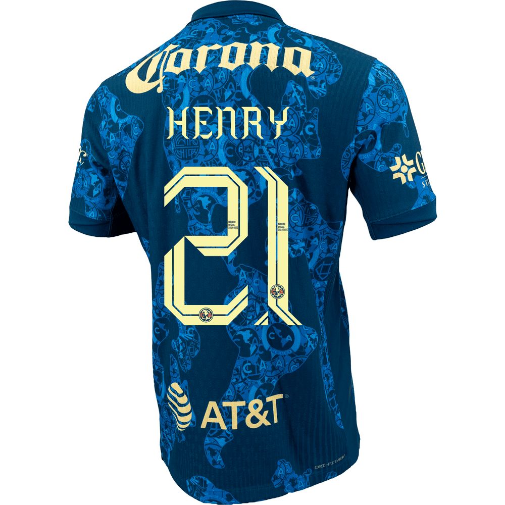 24-25 Club America HENRY 21 Away Jersey (Player Version) 24-25 Club America HENRY 21 Away Jersey (Player Version)