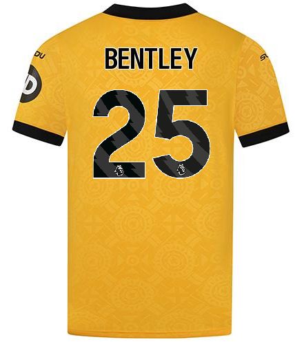 25-26 Wolves Home BENTLEY 25 Jersey
