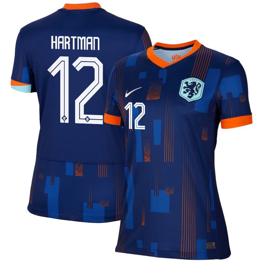 2024 Netherlands Hartman 12 Away Women Jersey 2024 Netherlands Hartman 12 Away Women Jersey