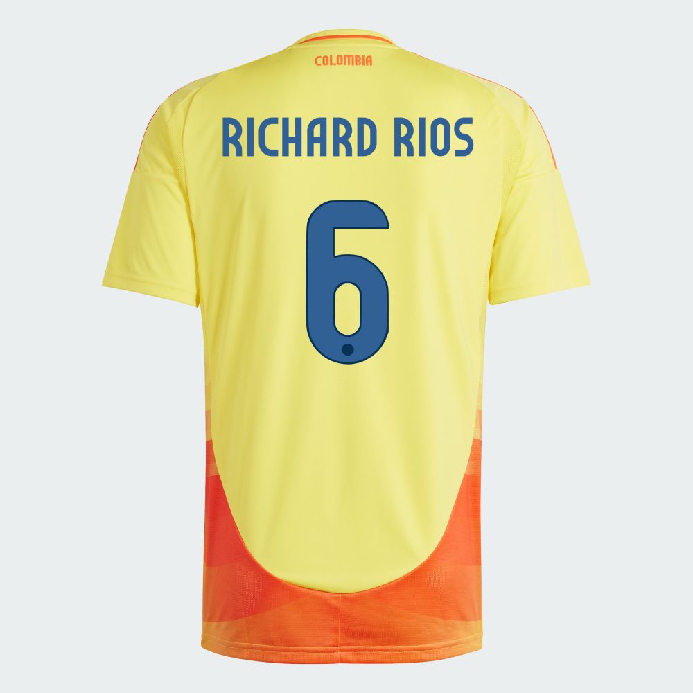 2024 Colombia RICHARD RIOS 6 Home Jersey