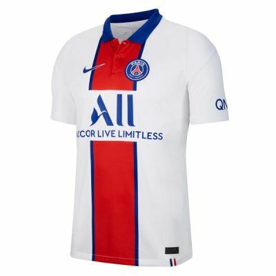 Paris Saint-Germain PSG Away White Soccer Jersey 20/21