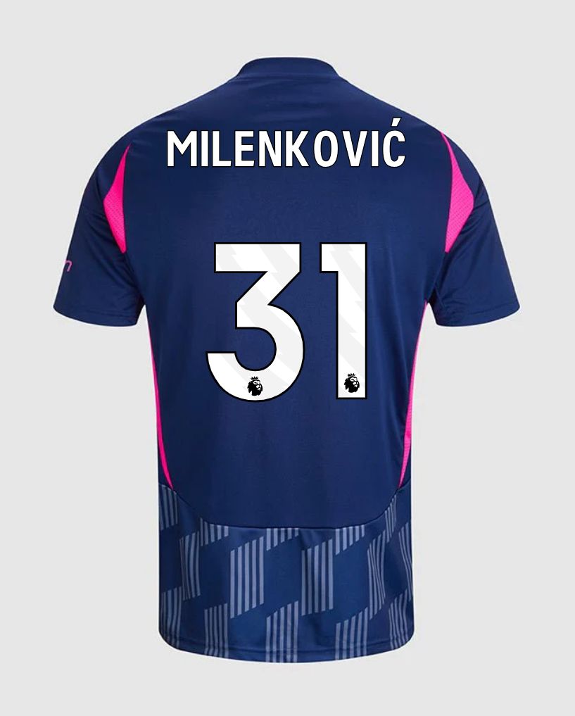 Nottingham Forest Away Milenković 31 Jersey 24-25
